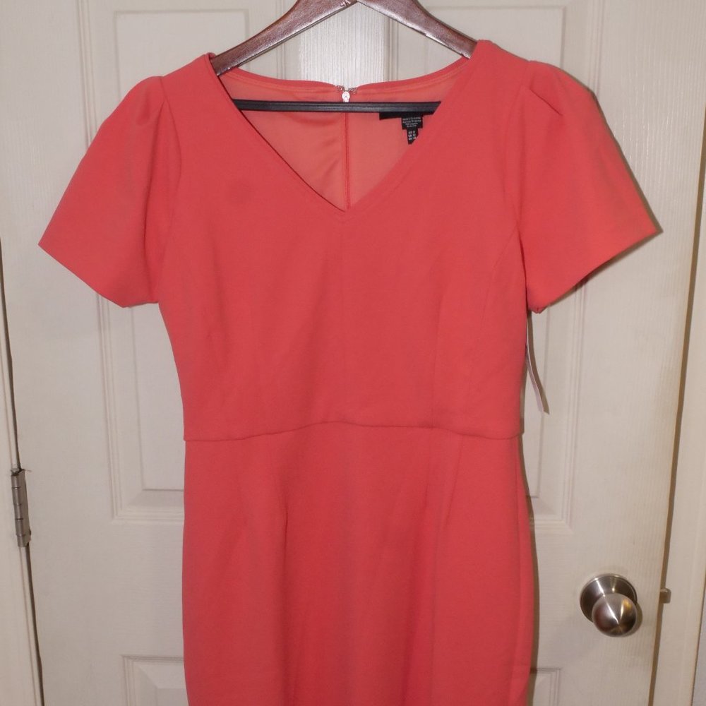 MAGGY LONDON coral pencil dress